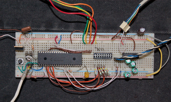 Montaje Para los Ensayos en la Protoboard